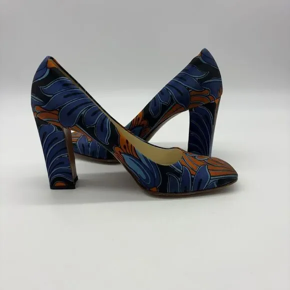 Prada Vibrant Blue and Orange Heels - Picture 5 of 9